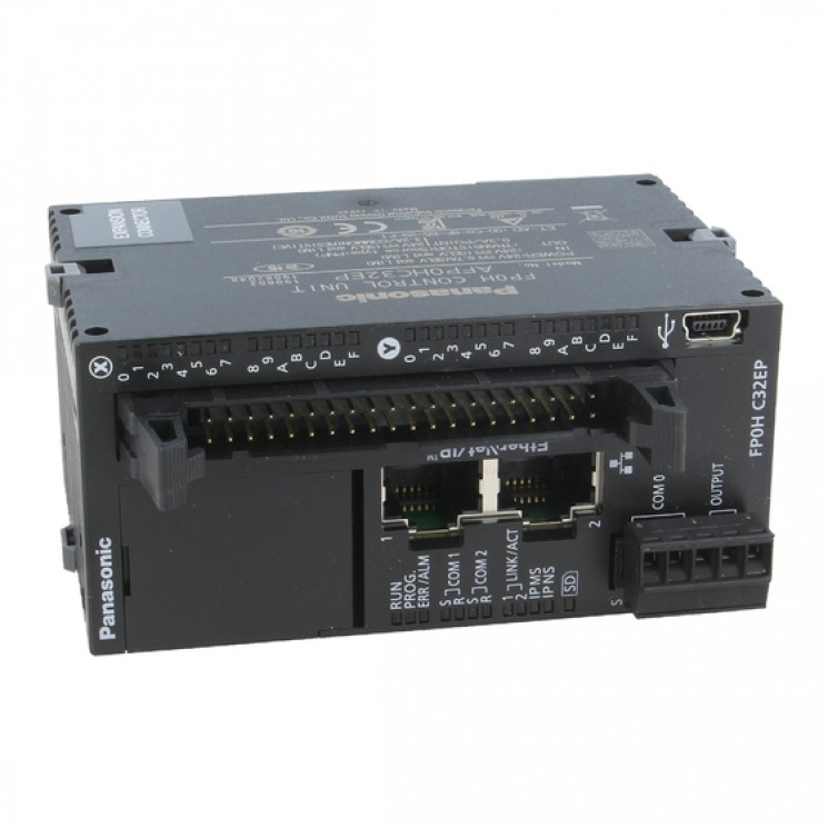 AFP0HC32EP CPU, 16 GİRİŞ(PNP/NPN), 16 PNP ÇIKIŞ, 32K, 1xRS232, 1xETHERNET ÇİFT PORT AFP0HC32EP CPU, 16 GİRİŞ(PNP/NPN), 16 PNP ÇIKIŞ, 32K, 1xRS232, 1xETHERNET ÇİFT PORT